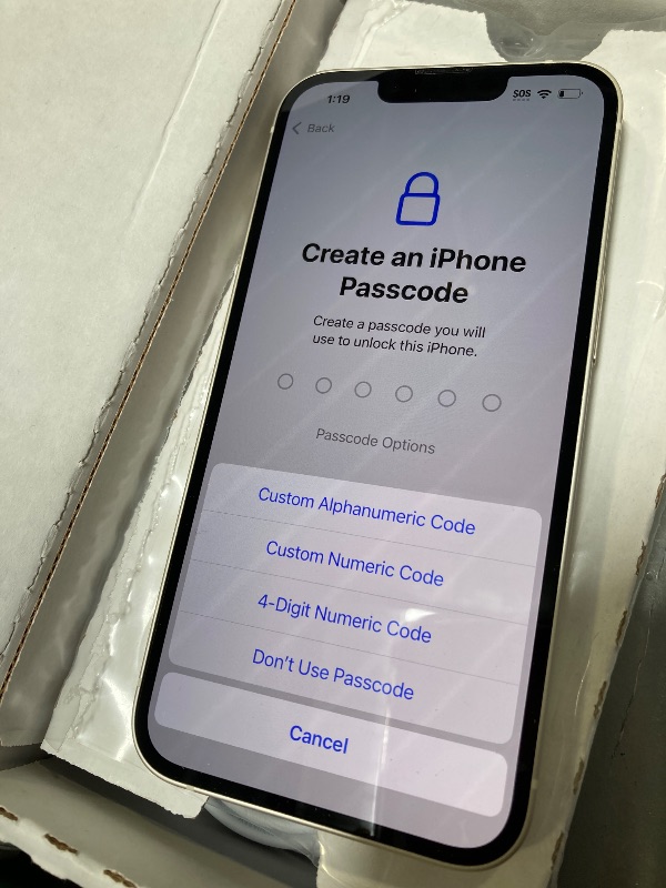 Photo 1 of Apple iPhone 13, 128GB, Starlight - Unlocked (Renewed)