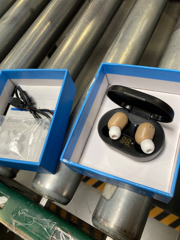 Photo 1 of CIS Hearing Aids, Miniature Hearing Amplifiers for Adults with Noise Cancelling, Rechargeable Hearing Aids for Seniors with Crystal Clear Sound, and LED Power Display1048882201
