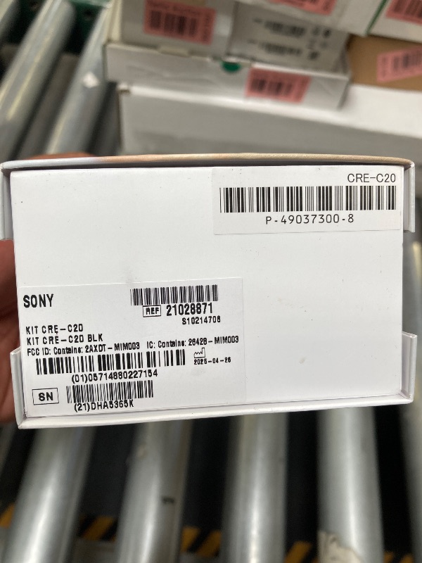 Photo 1 of USED-NEEDS CLEANING--Sony CRE-C20 Self-Fitting OTC Hearing Aids for Mild to Moderate Hearing Loss, Prescription-Grade Sound Quality, Compact Virtually Invisible Design, Customizable App, and Rechargeable Battery