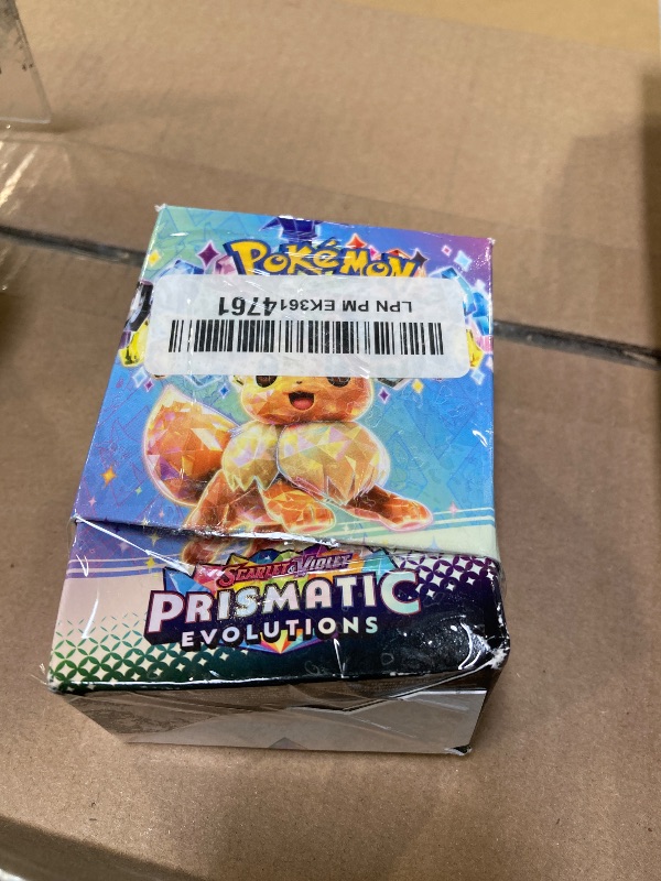 Photo 1 of Pack Been open Missing many cards Sold as IS---Pokemon TCG: Scarlet & Violet - Prismatic Evolutions Booster Bundle