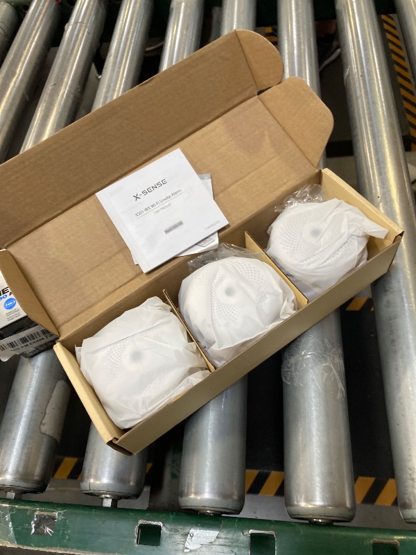 Photo 1 of X-Sense Smart Smoke Detector Fire Alarm with Replaceable Battery, Wi-Fi Smoke Detector, Real-Time App Notifications, XS01-WX, 3-Pack