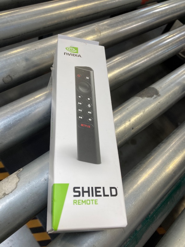 Photo 1 of NVIDIA SHIELD Remote; Voice Search, Motion-Activated, Backlit Buttons, Customizable Menu Buttons, and IR Blaster to Control your TV