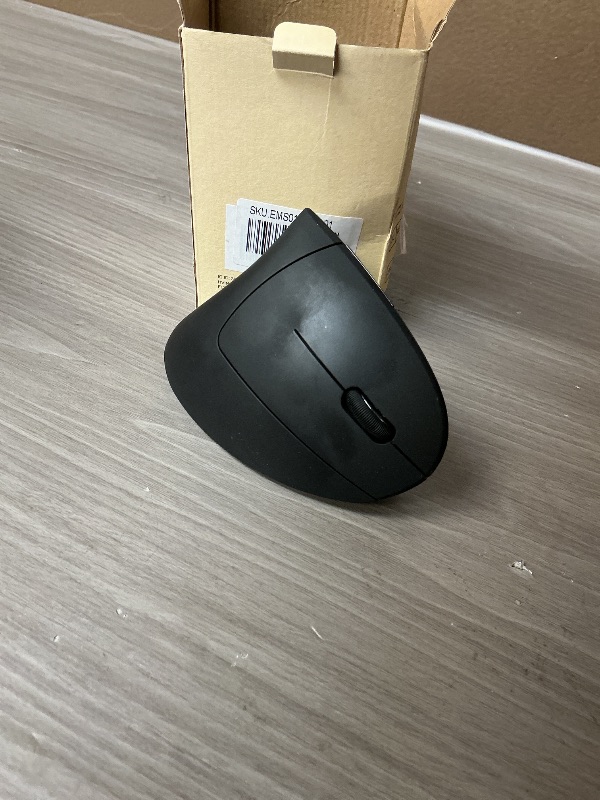 Photo 1 of TECKNET Ergonomic Mouse, Wireless Bluetooth Vertical Mouse, 4800 DPI Optical Tracking, 6 Adjustable DPI, Quiet Clicks, 2.4GHz with USB A Receiver, 6 Buttons, Wide Compatibility - Black