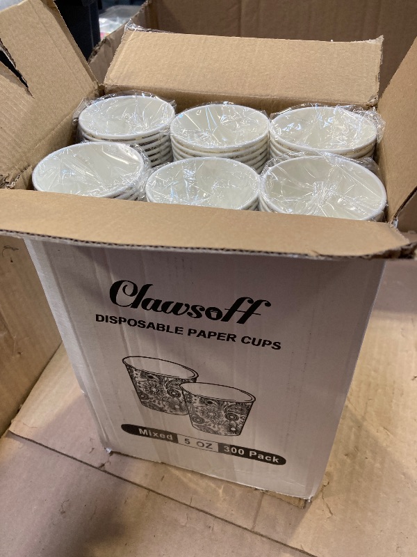 Photo 1 of 300  5oz Paper Cups Disposable Paper Mini Size