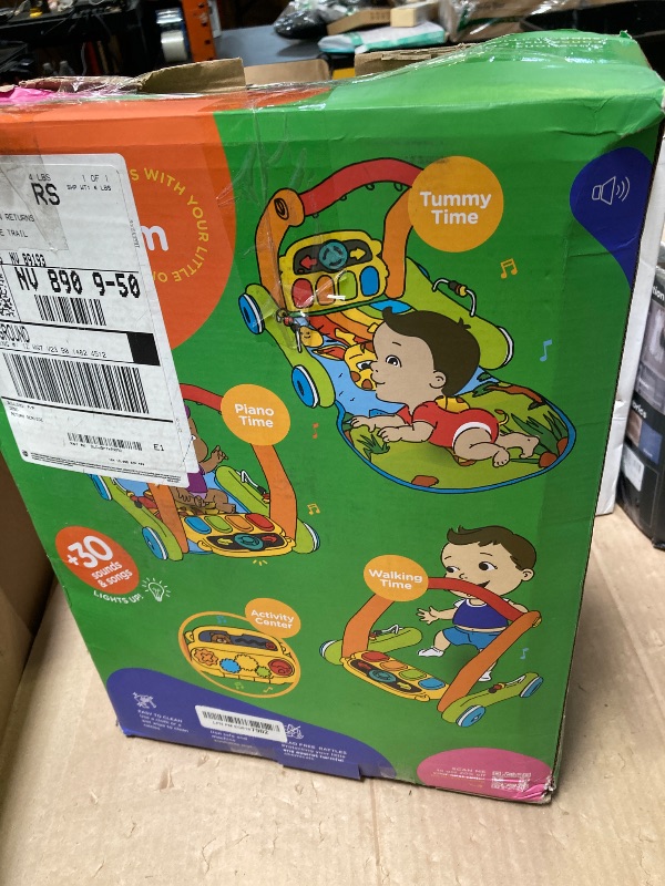 Photo 1 of Move2Play, 4-in-1 Baby Play Mat & Activity Center Gym | Walker | Infant Toy for Tummy Time | Birthday Gift for 3, 4, 5, 6, 7, 8, 9, 10, 12 + Month Old Boys & Girls (Yellow)