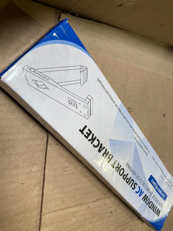 Photo 1 of HOXHA Window AC Bracket, Universal Window Air Conditioner Support Bracket, Window AC Mount, Air Conditioner Holder for Hung Windows, Support Up to 85 lbs
