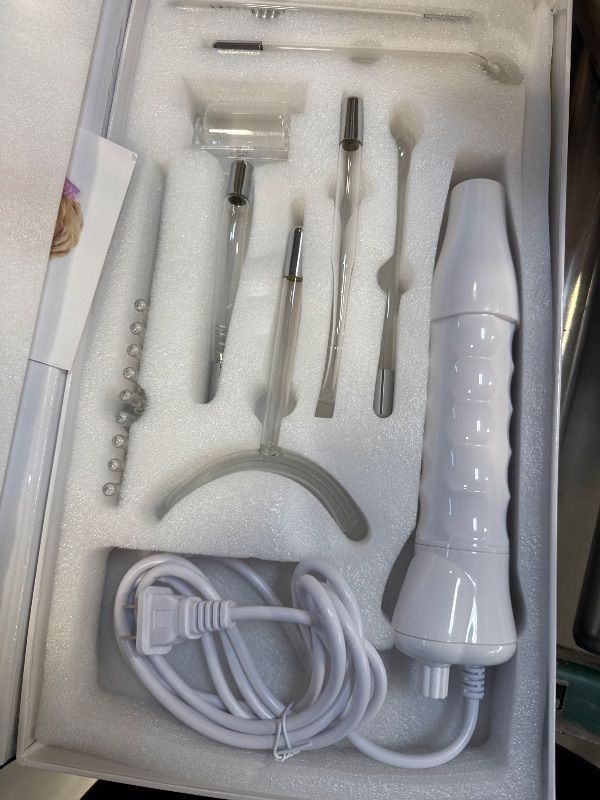 Photo 1 of Meifuly High F Rrequency Wand Portable Machine, Portable Handheld High F requency Wand Machine with 7 Different Tubes (Multi-Colored)
