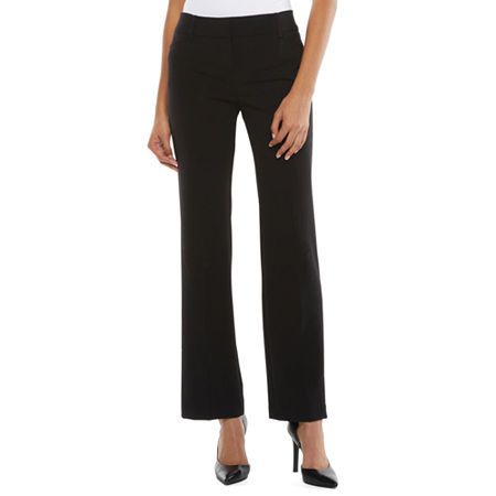 Photo 1 of By&by Juniors Womens Magic Waistband Bootcut Suit Pants, 19, Black

