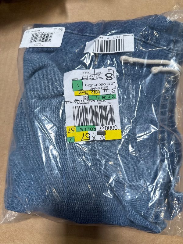 Photo 1 of A.n.a Soft Drape Womens Low Rise Denim Short, 8, Blue
