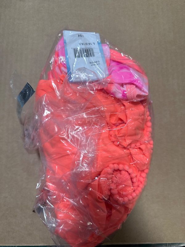 Photo 1 of ZeroXposur Big Kid Girls Tie Dye Tankini Set, Large (14.5/16.5) Plus, Orange
