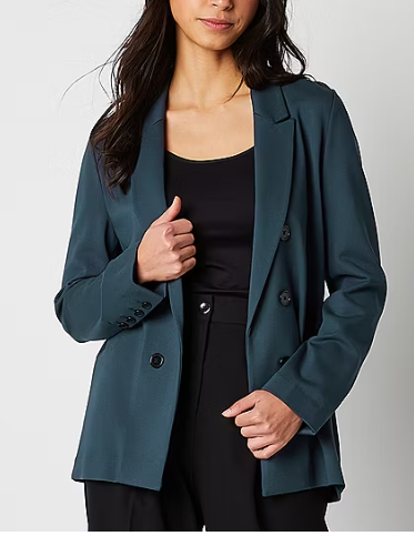 Photo 1 of Worthington Womens Classic Fit Blazer Petite Med