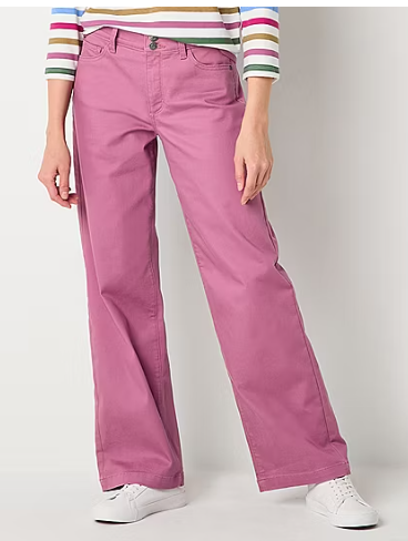 Photo 1 of St. John's Bay Womens High Rise Wide Leg Jean Size 4