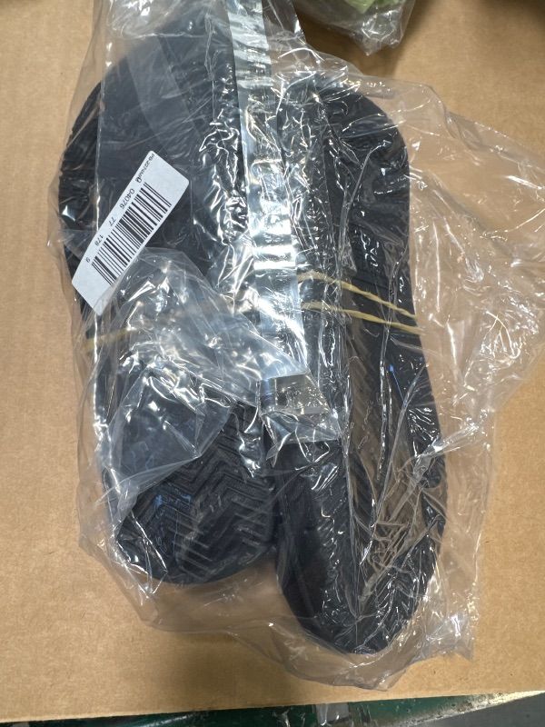 Photo 1 of Isotoner Clara Recycled Microsuede Hoodback Womens Clog Slippers, 6-7, Black
