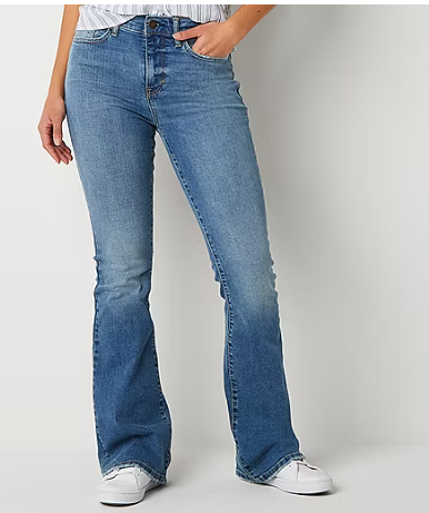 Photo 1 of a.n.a Womens High Rise Flare Leg Jean Size 8 Long

