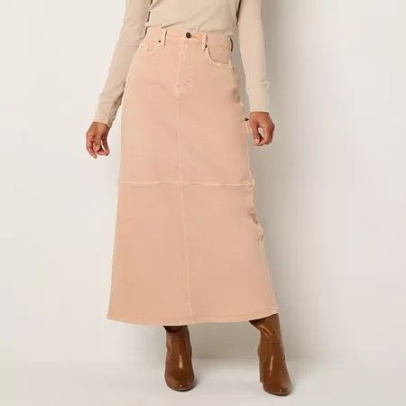 Photo 1 of A.n.a Womens High Rise Maxi Skirt, 10, Pink
