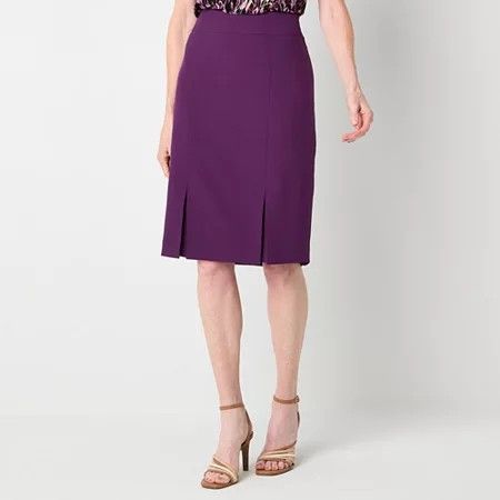 Photo 1 of Black Label by Evan-Picone Womens Suit Skirt, 10, Purple
