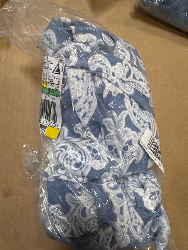 Photo 1 of new!Perceptions Womens Short Sleeve Paisley Midi Fit + Flare Dress SM
