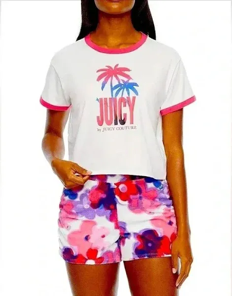Photo 1 of Juicy By Juicy Couture Ringer Womens Crew Neck Short Sleeve T-Shirt Small