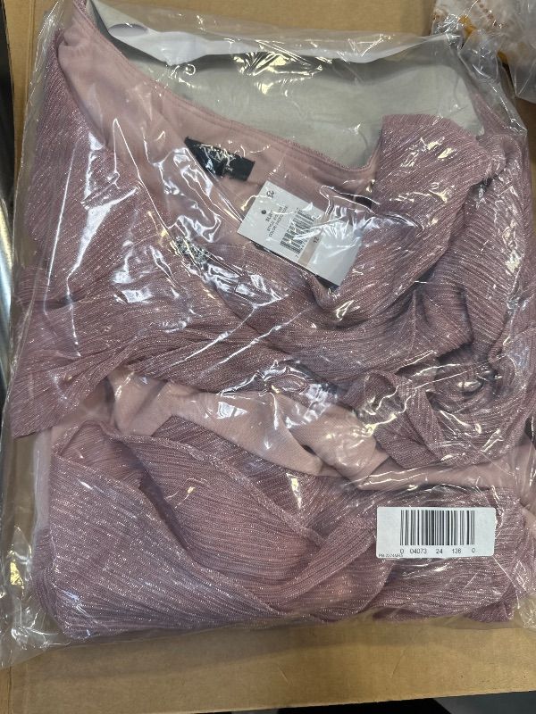 Photo 1 of S. L. Fashions Womens Short Sleeve Shift Dress, 12, Pink
