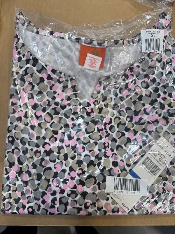 Photo 1 of Hearts Of Palm Womens Split Crew Neck 3/4 Sleeve T-Shirt xl
44