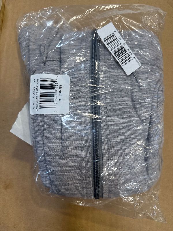 Photo 1 of Hanes womens Slub Jersey Hoodie Shirt, Dada Gray Pe Heather, X-Large US