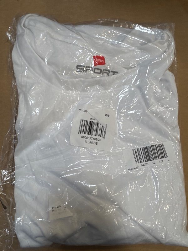 Photo 1 of Hanes womens Sport Cool Dri Performance Long Sleeve T-shirt Shirt, White, X-Large US