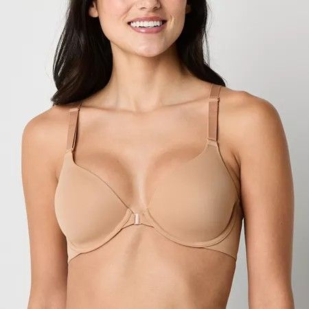 Photo 1 of Ambrielle Everyday Front Close Bra 344688, 40B, Beige
