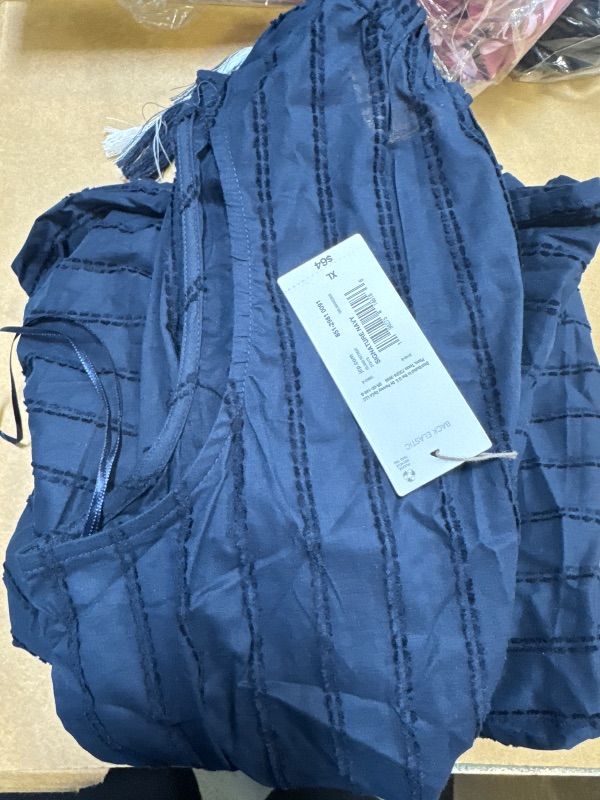 Photo 1 of Liz Claiborne Womens Sleeveless a-Line Dress, X-large, Blue
