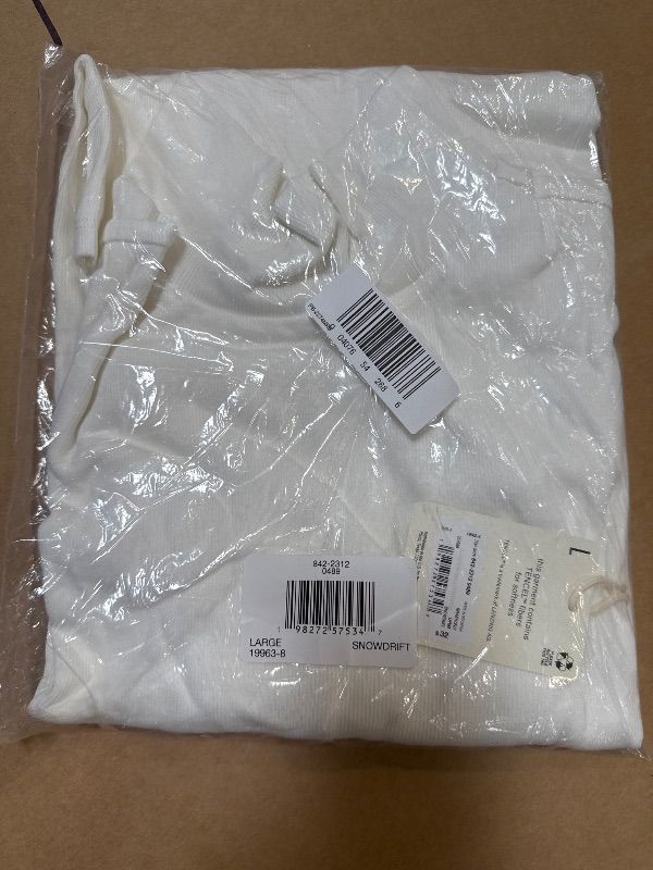 Photo 1 of A.n.a Womens Mock Neck Long Sleeve T-Shirt, Large, White
