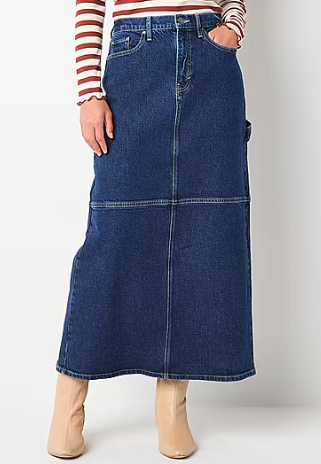 Photo 1 of a.n.a Womens High Rise Maxi Skirt Size 10