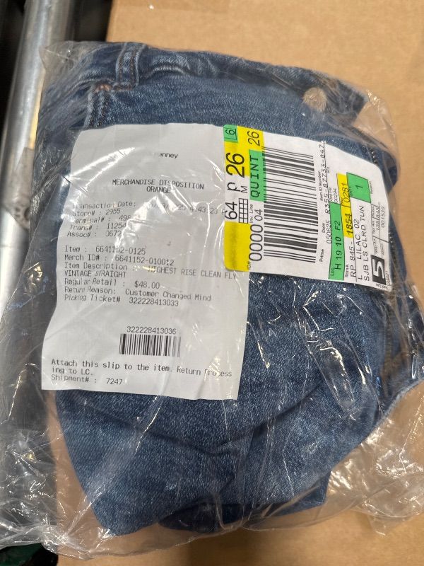 Photo 1 of Arizona Juniors Womens Highest Rise Straight Leg Jean size 22 
