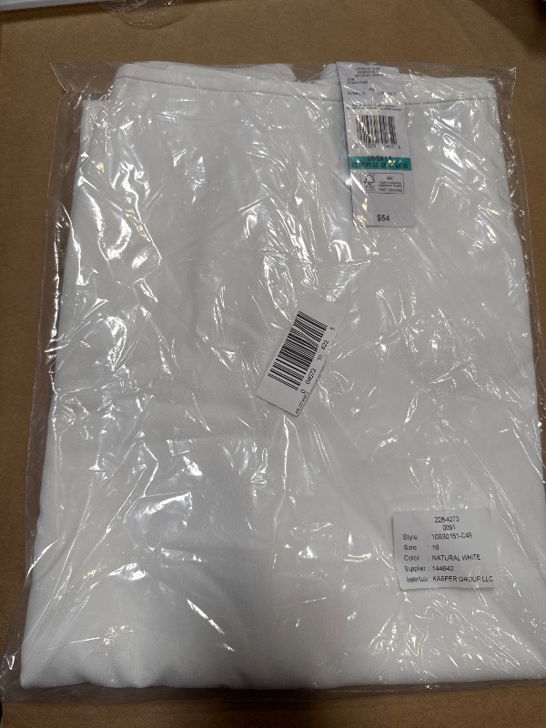 Photo 1 of Black Label by Evan-Picone Womens Suit Skirt Long, 16, White
