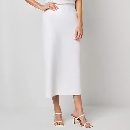 Photo 1 of Black Label by Evan-Picone Womens Suit Skirt Long, 16, White

