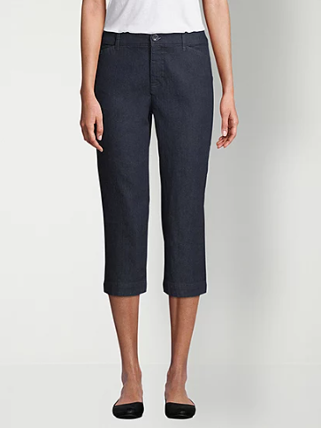 Photo 1 of St. John's Bay Secretly Slender Womens Straight Mid Rise Straight Fit Capri Pant 2p