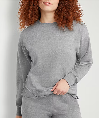 Photo 1 of Hanes Womens Crew Neck Long Sleeve Sweatshirt Med
