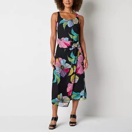 Photo 1 of Isabel & Nina Womens Sleeveless Maxi Dress, 12, Blue
