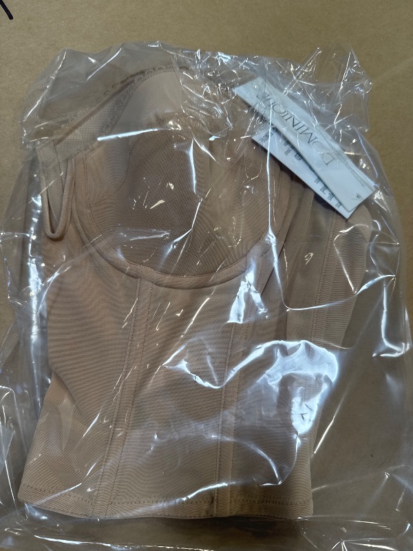 Photo 1 of Dominique Valerie Backless Strapless Bra for Women #6390 - V-Wire Plunge, Memory Foam Cups - Lingerie for Women Mocha 36c