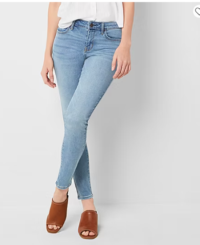 Photo 1 of a.n.a Stretch Fabric Womens Mid Rise Skinny Fit Jegging Jean Size 10Petite 
