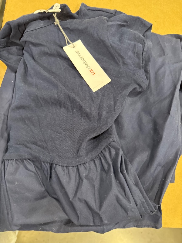Photo 1 of Liz Claiborne Womens Short Sleeve MIDI a-Line Dress, Medium, Blue

