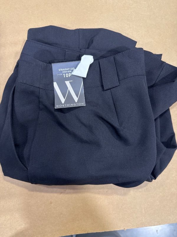 Photo 1 of Worthington Womens Modern Straight Trouser 10petite
 