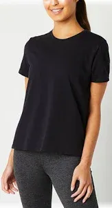 Photo 1 of Xersion Womens Everyday Crew Neck Short Sleeve T-Shirt black xl
