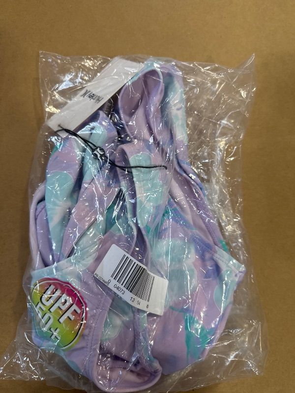 Photo 1 of Hurley Big Girls Floral One Piece Swimsuit, Medium, Purple
