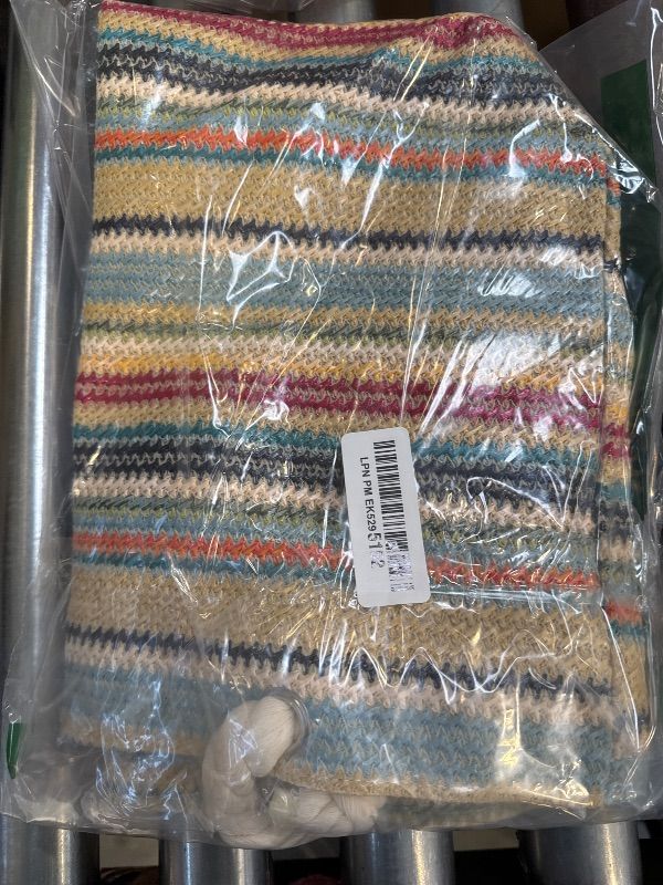 Photo 1 of SweatyRocks Women's Striped Straw Tote Bag Top Handle Vacation Boho Shoulder Handbag Multicolor One Size