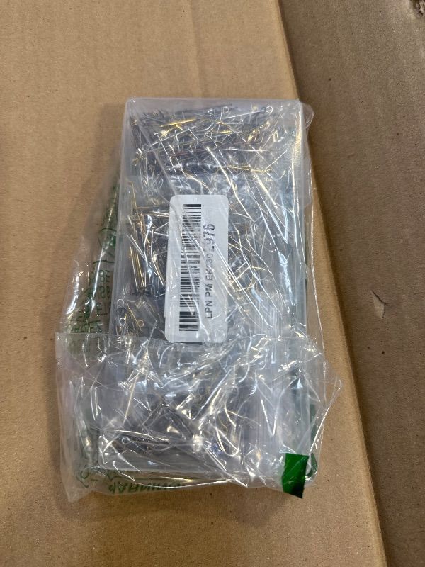 Photo 1 of Jewelry Making Head Pins and Eye Pins Set, 1000 Pieces, Stainless Steel, Mixed Finishes (Mixed Color)