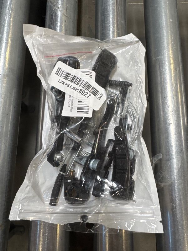 Photo 1 of 2 Pairs Bike brakes, Universal Complete V Bike Brakes set, Mountain Bike Replacement for Most Bicycle,Road Bike Brakes Cables with Front Back Wheels End Caps,End Ferrules -Black