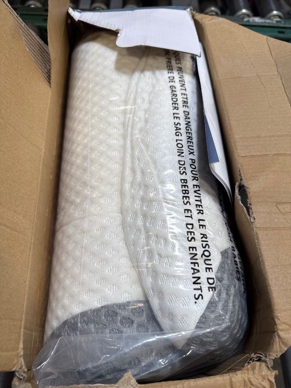 Photo 1 of Osteo Cervical Pillow for Neck Pain Relief, Hollow Design Odorless Memory Foam Pillows with Cooling Case, Adjustable Orthopedic Bed Pillow for Sleeping, Support for Side Back Sleepers