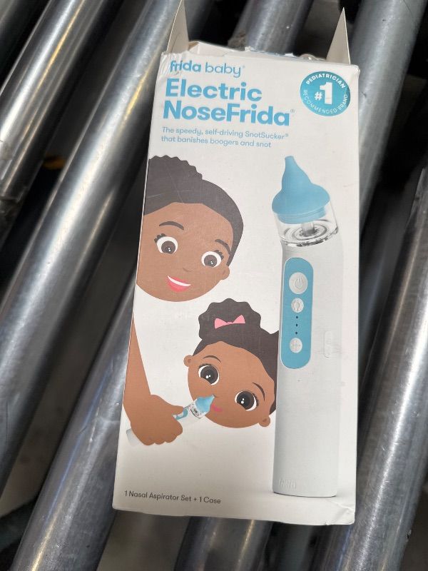 Photo 1 of Frida Baby Electric NoseFrida Nasal Aspirator for Baby, Nose Sucker for Baby & Toddler, Upgraded Nasal Aspirator for Congestion + Allergy Relief with 3 Suction Levels, 2 Silicone Tips, USB