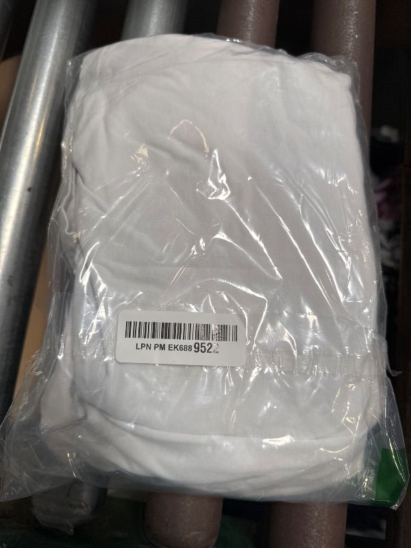 Photo 1 of DAVID ARCHY Men's Undershirts Combed Cotton T-Shirt Soft Moisture-Wicking T-Shirts Crew Neck Tees 3 Pack (M, White)