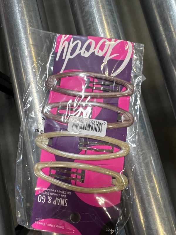 Photo 1 of Goody Classics Goody Kids Epoxy Contour Snap Clips - 4 Count,Assorted Colors - Just Snap Into Place - Suitable For All Hair Types - Pain-Free Hair Accessories For Women And Girls - All Day Comfort