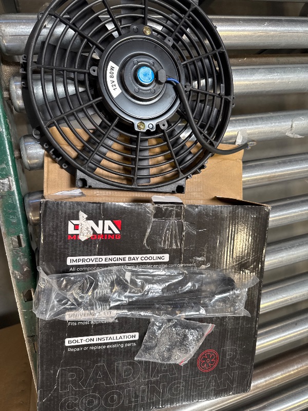 Photo 1 of DNA MOTORING 10 Inch High Performace Electric Cooling Slim Radiator Fan with Mount Kit, Black, RAF-10+FMK